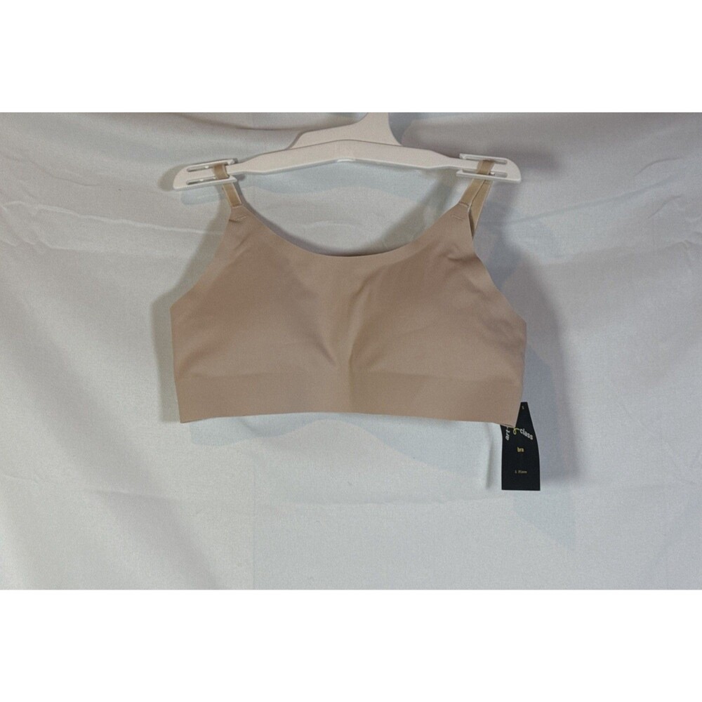 Art Class Girls Polyester/Spandex Bra Color Beige Size Small Very Comfortable